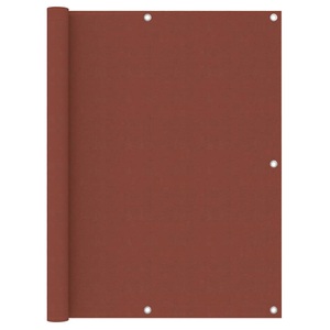 vidaXL, vidaXL Balkon-Sichtschutz Terracotta-Rot 120x500 cm Oxford-Gewebe