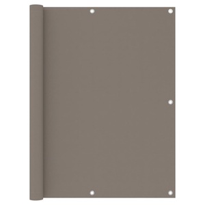 vidaXL, vidaXL Balkon-Sichtschutz Taupe 120x400 cm Oxford-Gewebe