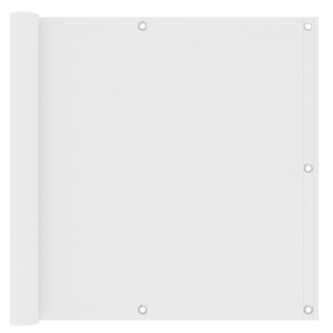 vidaXL, vidaXL Balkon-Sichtschutz Weiß 90x500 cm Oxford-Gewebe, vidaXL Balkon-Sichtschutz Weiß 90x500 cm Oxford-Gewebe