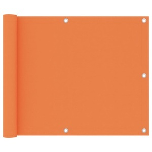 vidaXL, vidaXL Balkon-Sichtschutz Orange 75x500 cm Oxford-Gewebe, vidaXL Balkon-Sichtschutz Orange 75x500 cm Oxford-Gewebe