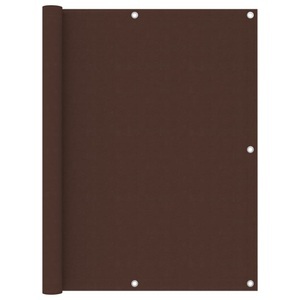 vidaXL, vidaXL Balkon-Sichtschutz Braun 120x300 cm Oxford-Gewebe, vidaXL Balkon-Sichtschutz Braun 120x300 cm Oxford-Gewebe