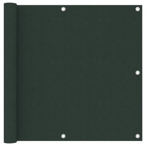 vidaXL, vidaXL Balkon-Sichtschutz Dunkelgrün 90x300 cm Oxford-Gewebe, vidaXL Balkon-Sichtschutz Dunkelgrün 90x300 cm Oxford-Gewebe