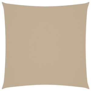 vidaXL, vidaXL Sonnensegel Oxford-Gewebe Quadratisch 4x4 m Beige, 