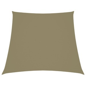 vidaXL, vidaXL Sonnensegel Oxford-Gewebe Trapezförmig 3/4x2 m Beige, vidaXL Sonnensegel Oxford-Gewebe Trapezförmig 2/4x3 m Beige