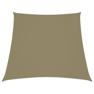 vidaXL, vidaXL Sonnensegel Oxford-Gewebe Trapezförmig 3/4x3 m Beige, vidaXL Sonnensegel Oxford-Gewebe Trapezform 3/4x3 m Beige