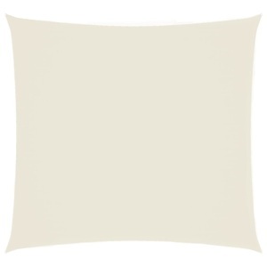 vidaXL, vidaXL Sonnensegel Oxford-Gewebe Quadratisch 3x3 m Cremeweiß, 