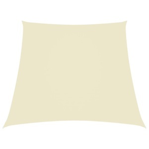 vidaXL, vidaXL Sonnensegel Oxford-Gewebe Trapezförmig 3/4x2 m Creme, vidaXL Sonnensegel Oxford-Gewebe Trapezförmig 2/4x3 m Cremeweiß