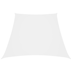 vidaXL, vidaXL Sonnensegel Oxford-Gewebe Trapezförmig 3/4x2 m Weiß, vidaXL Sonnensegel Oxford-Gewebe Trapezförmig 2/4x3 m Weiß
