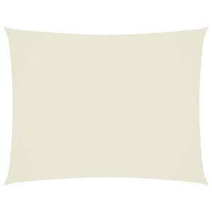 vidaXL, vidaXL Sonnensegel Oxford-Gewebe Rechteckig 3x6 m Cremeweiß, vidaXL Sonnensegel Oxford-Gewebe Rechteckig 3x6 m Creme