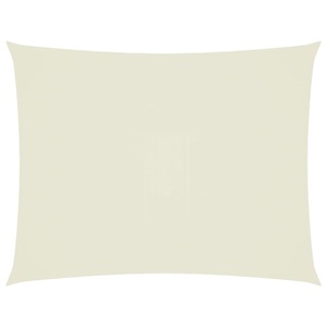 vidaXL, vidaXL Sonnensegel Oxford-Gewebe Rechteckig 4x5 m Cremeweiß, vidaXL Sonnensegel Oxford-Gewebe Rechteckig 4x5 m Creme