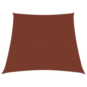 vidaXL Sonnensegel Oxford-Gewebe Trapezförmig 4/5x3 m Terrakottarot