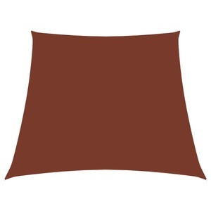 vidaXL, vidaXL Sonnensegel Oxford-Gewebe Trapezförmig 4/5x4 m Terrakottarot, 
