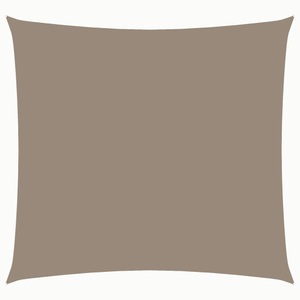 vidaXL, vidaXL Sonnensegel Oxford Gewebe Quadratisch 3,6x3,6 m Taupe, vidaXL Sonnensegel Oxford-Gewebe Quadratisch 3,6x3,6 m Taupe