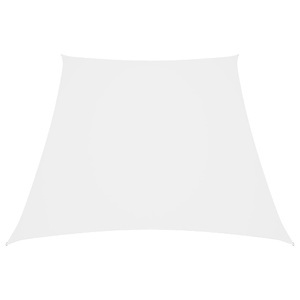 vidaXL, vidaXL Sonnensegel Oxford-Gewebe Trapezförmig 4/5x4 m Weiß, vidaXL Sonnensegel Oxford-Gewebe Trapezform 4/5x4 m Weiß