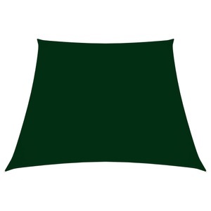 vidaXL, vidaXL Sonnensegel Oxford-Gewebe Trapezförmig 4/5x3 m Dunkelgrün