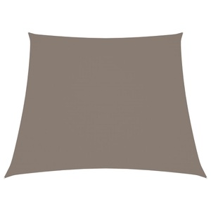 vidaXL, vidaXL Sonnensegel Oxford-Gewebe Trapezförmig 4/5x3 m Taupe, 