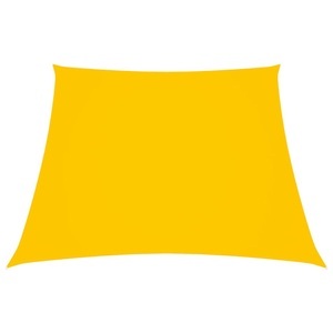 vidaXL, vidaXL Sonnensegel Oxford-Gewebe Trapezförmig 3/4x2 m Gelb