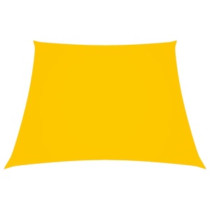 vidaXL, vidaXL Sonnensegel Oxford-Gewebe Trapezförmig 3/4x2 m Gelb