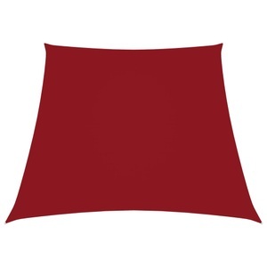 vidaXL, vidaXL Sonnensegel Oxford-Gewebe Trapezförmig 3/4x2 m Rot, vidaXL Sonnensegel Oxford-Gewebe Trapezförmig 2/4x3 m Rot