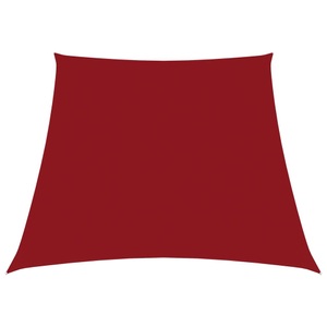 vidaXL, vidaXL Sonnensegel Oxford-Gewebe Trapezförmig 4/5x3 m Rot, 