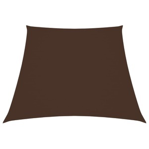 vidaXL, vidaXL Sonnensegel Oxford-Gewebe Trapezförmig 3/4x2 m Braun
