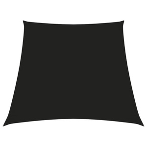 vidaXL, vidaXL Sonnensegel Oxford-Gewebe Trapezförmig 3/4x2 m Schwarz, vidaXL Sonnensegel Oxford-Gewebe Trapezförmig 2/4x3 m Schwarz