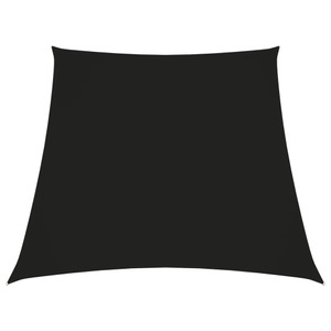 vidaXL, vidaXL Sonnensegel Oxford-Gewebe Trapezförmig 4/5x3 m Schwarz, vidaXL Sonnensegel Oxford-Gewebe Trapezförmig 3/5x4 m Schwarz