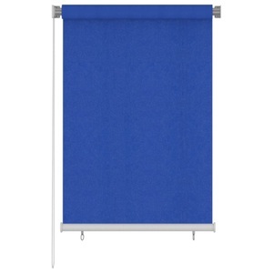 vidaXL, vidaXL Außenrollo 100x140 cm Blau HDPE, vidaXL Außenrollo 100x140 cm Blau HDPE