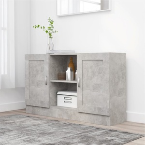vidaXL Sideboard Betongrau 120x30,5x70 cm Spanplatte
