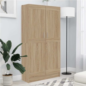vidaXL, vidaXL Bücherregal Sonoma-Eiche 82,5x30,5x150 cm Spanplatte
