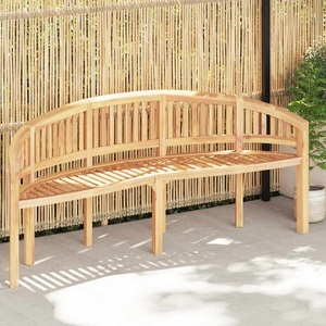 vidaXL, vidaXL Bananenbank 200 cm Massivholz Teak