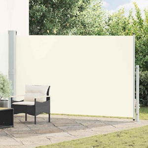 vidaXL, vidaXL Ausziehbare Seitenmarkise 180x300 cm Creme