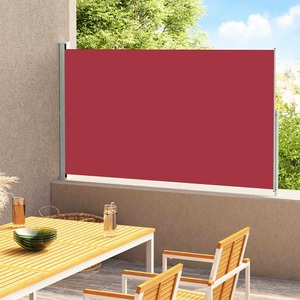 vidaXL, vidaXL Ausziehbare Seitenmarkise 180x300 cm Rot, vidaXL Seitenmarkise Ausziehbar 180x300 cm Rot