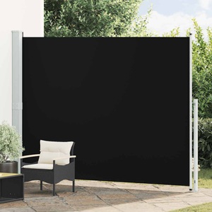 vidaXL, vidaXL Ausziehbare Seitenmarkise 220x300 cm Schwarz