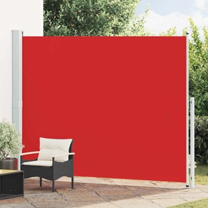 vidaXL, vidaXL Seitenmarkise Ausziehbar 220x300 cm Rot