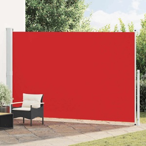 vidaXL, vidaXL Seitenmarkise Ausziehbar 220x500 cm Rot