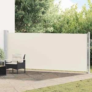 vidaXL, vidaXL Ausziehbare Seitenmarkise 600x160 cm Creme
