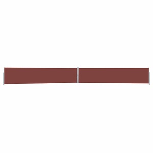 vidaXL, vidaXL Ausziehbare Seitenmarkise 170x1200 cm Braun, vidaXL Ausziehbare Seitenmarkise 170x1200 cm Braun