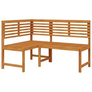 vidaXL, vidaXL Garten-Eckbank 140 cm Massivholz Akazie, vidaXL Garten-Eckbank 140 cm Massivholz Akazie