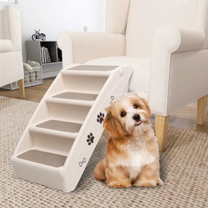 vidaXL, vidaXL Hundetreppe Klappbar Creme 62x40x49,5 cm, vidaXL Hundetreppe Klappbar Creme 62x40x49,5 cm