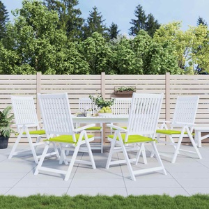 vidaXL, vidaXL Gartenstuhl-Sitzkissen 6 Stk. Hellgrün 40x40x4 cm Stoff, vidaXL Gartenstuhl-Kissen 6 Stk. Hellgrün 40x40x3 cm Oxford-Gewebe