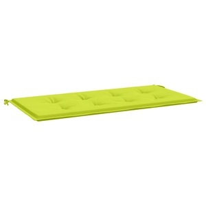 vidaXL, vidaXL Gartenbank-Auflage Hellgrün 100x50x4 cm Stoff