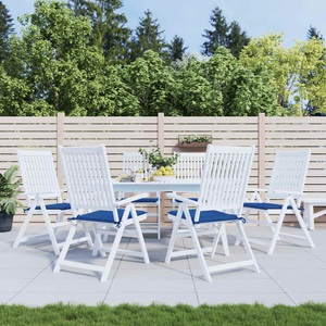 vidaXL, vidaXL Gartenstuhl-Sitzkissen 6 Stk. Königsblau 40x40x4 cm Stoff, vidaXL Gartenstuhl-Kissen 6 Stk. Königsblau 40x40x3 cm Oxford-Gewebe