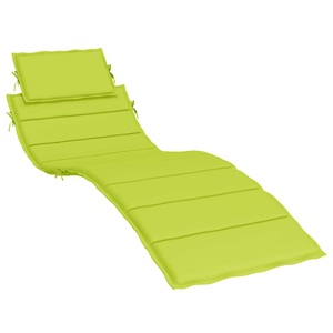 vidaXL, vidaXL Sonnenliegen-Auflage Hellgrün 186x58x4 cm, vidaXL Sonnenliegen-Auflage Hellgrün 186x58x3 cm Oxford-Gewebe