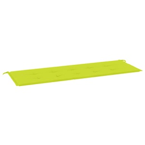 vidaXL Gartenbank-Auflage Hellgrün 150x50x4 cm Stoff