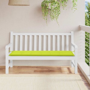 vidaXL, vidaXL Gartenbank-Auflage Hellgrün 150x50x4 cm Stoff