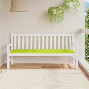 vidaXL, vidaXL Gartenbank-Auflage Hellgrün 180x50x4 cm Stoff