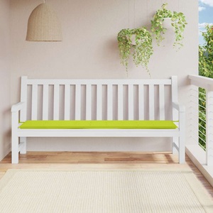 vidaXL, vidaXL Gartenbank-Auflage Hellgrün 200x50x4 cm Stoff