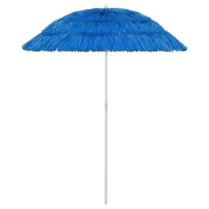 vidaXL, vidaXL Strandschirm Blau 180 cm