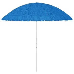 vidaXL, vidaXL Strandschirm Blau 300 cm, vidaXL Sonnenschirm Hawaii Blau 300 cm